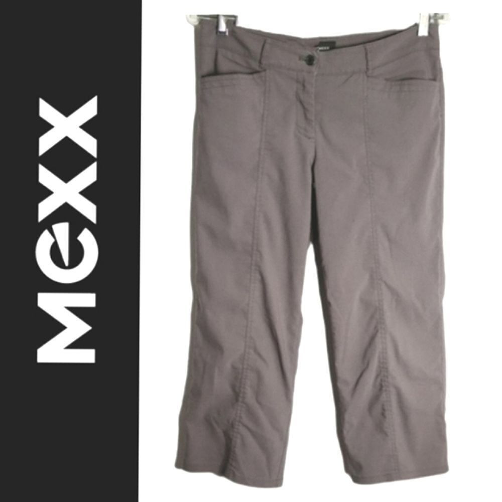 𝅺mexx Women's Mid Rise Stretch Capri Pants Size 6 (UK 10)